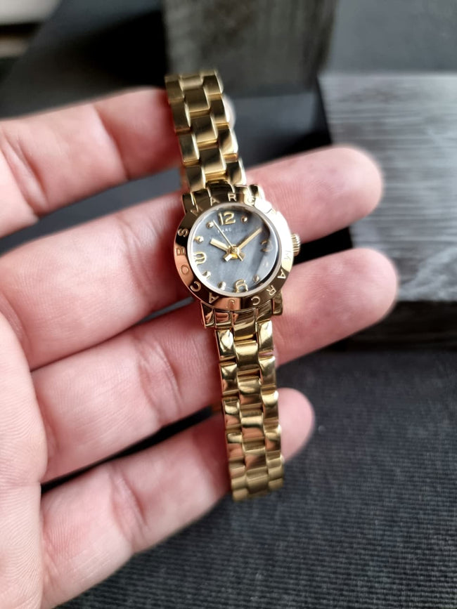 Marc By Marc Jacobs MBM3275 Amy Black Gold Classic Women's Watch Hover Image