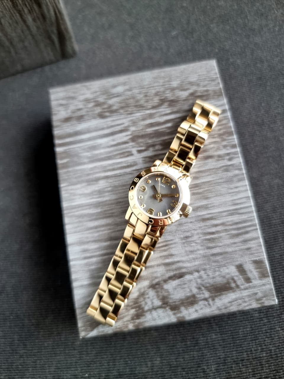 Marc By Marc Jacobs MBM3275 Amy Black Gold Classic Women's Watch