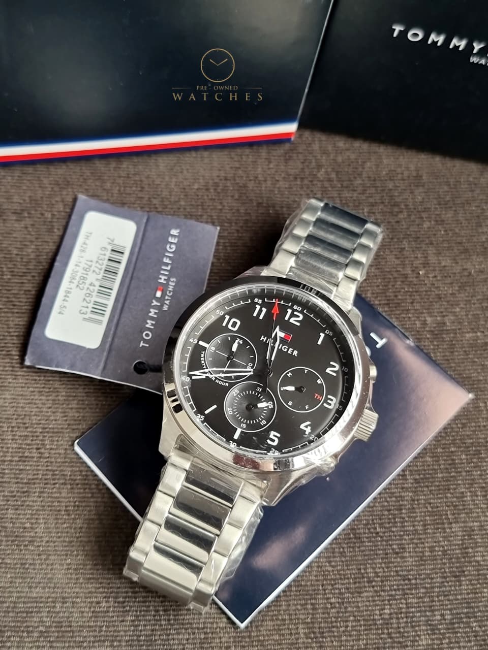 Tommy Hilfiger Men's Qtz Multifunction Stainless Steel and
