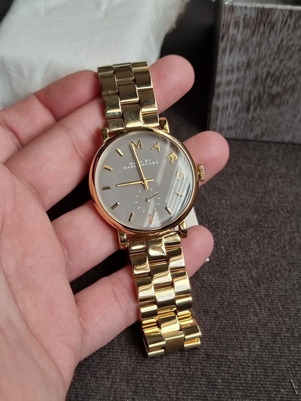 MARC BY MARC JACOBS GREY BAKER GREY DIAL LADIES WATCH MBM3281