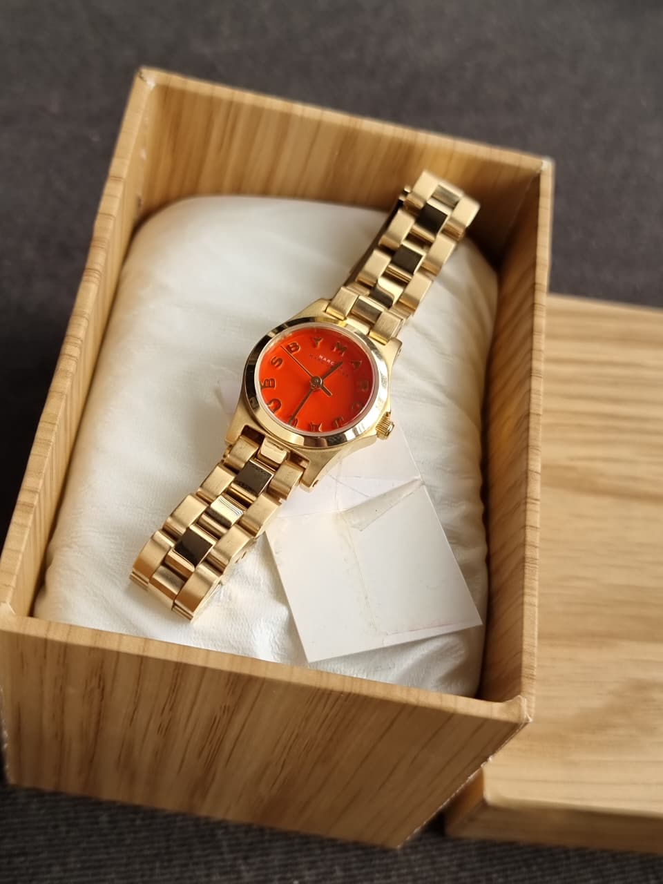 Marc by Marc Jacobs Henry Dinky Gold Tone Women's Watch - MBM3202