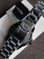 Emporio Armani Sea Explorer Black Stainless Steel Blue Dial Automatic Watch for Gents - AR60084