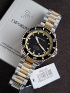 Emporio Armani Men's Sea Explorer Automatic Two-Tone Stainless Steel Watch (Model: AR60089 )