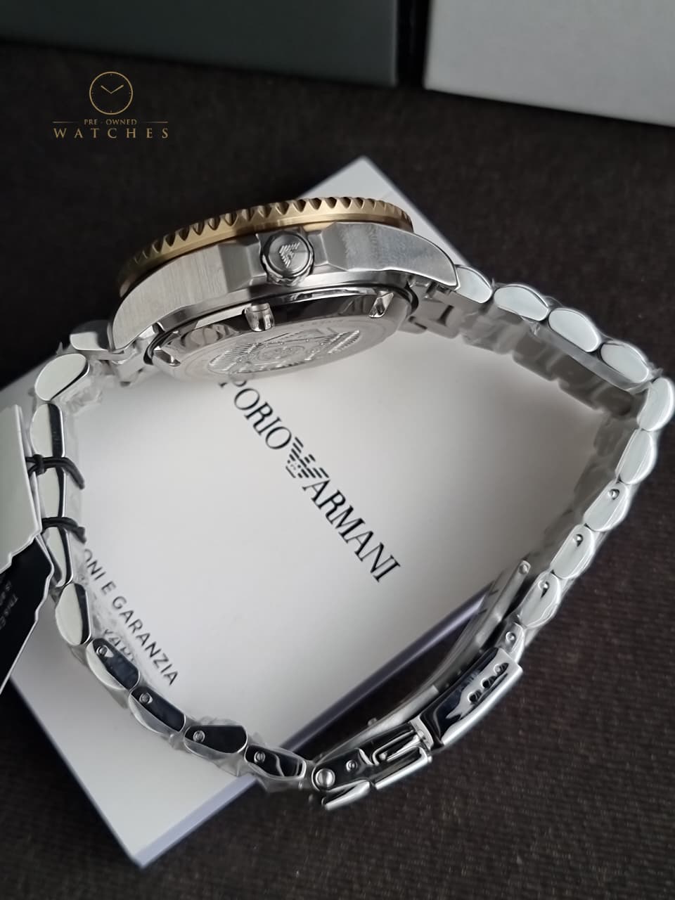 Emporio Armani Men's Sea Explorer Automatic Two-Tone Stainless Steel Watch (Model: AR60089 )