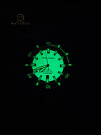 Emporio Armani AR60085 Sea Explorer Men's Watch - Yellow Dial, Black Strap