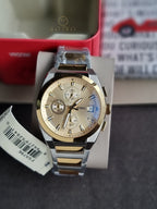 Fossil Men’s Quartz Two-tone Stainless Steel Cream Dial 42mm Watch FS5796