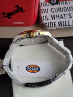 Fossil Men’s Quartz Two-tone Stainless Steel Cream Dial 42mm Watch FS5796
