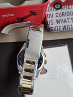 Fossil Men’s Quartz Two-tone Stainless Steel Cream Dial 42mm Watch FS5796