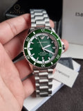 Emporio Armani Stainless Steel Analog Green Dial Men's Watch-Ar60080
