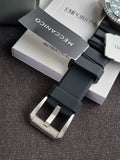 Emporio Armani Men’s Automatic Black Silicone Strap Black Dial 42mm Watch AR60062