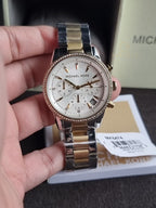 MICHAEL KORSRitz Chronograph Crystal White Dial Ladies Watch MK6474
