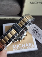 MICHAEL KORSRitz Chronograph Crystal White Dial Ladies Watch MK6474