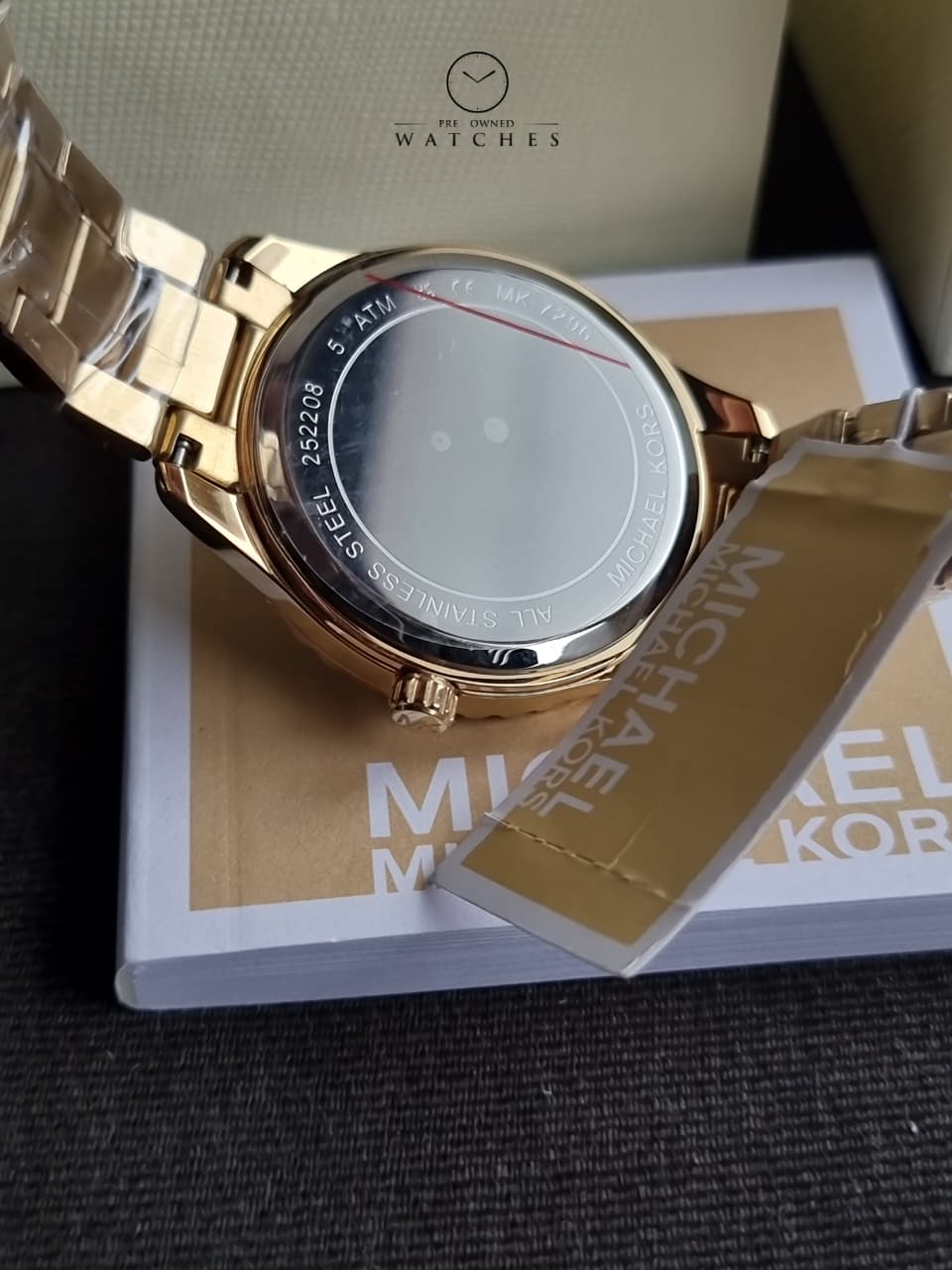 Michael Kors Layton Analog Brown Dial Women's Watch-MK7296