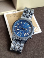 Michael Kors Hutton Blue Watch MKO1165 (WITHOUT TAG )