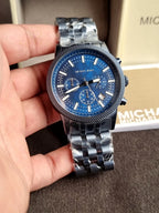 Michael Kors Hutton Blue Watch MKO1165 (WITHOUT TAG )