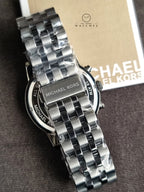 Michael Kors Hutton Gun-Metal Watch MKO1164 (WITHOUT TAG )