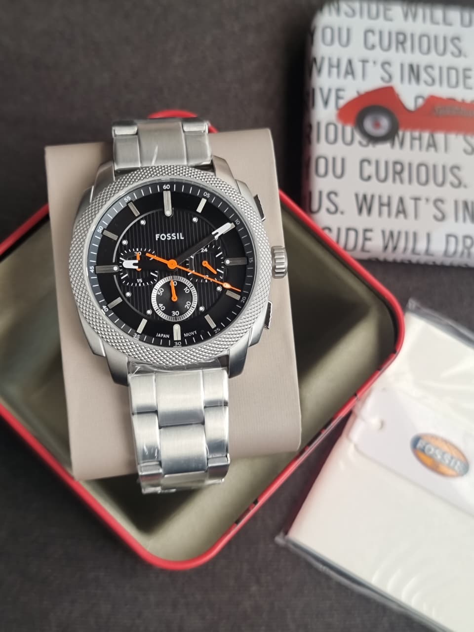 Fossil Analog Black Dial Men's Watch-FS6095 (WITHOUT TAG)