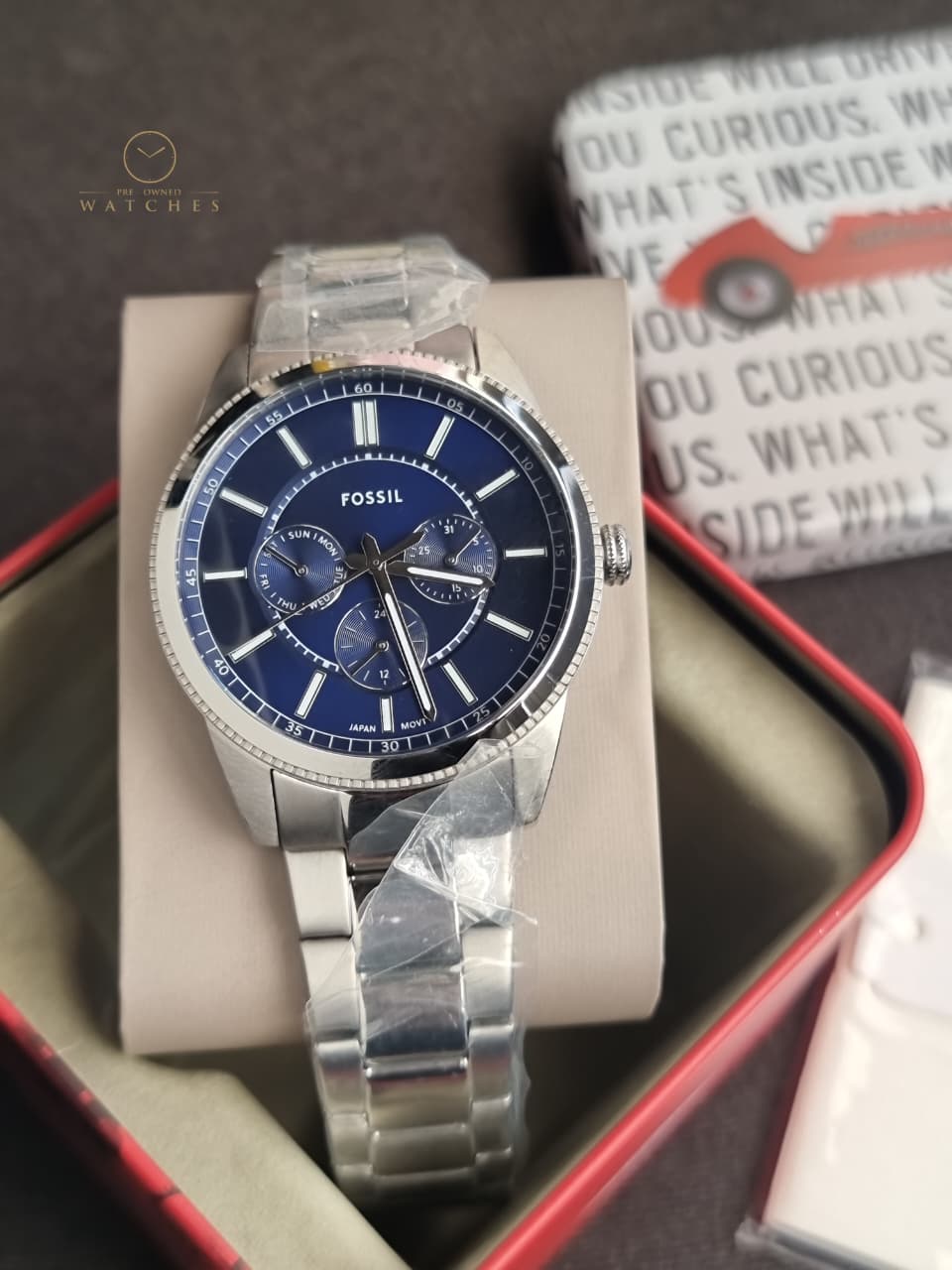 Fossil Men's Pearson Multifunction Stainless Steel Watch FS6134 (WITHOUT TAG)