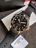 Seastar 1000 Black Dial Black Rubber Strap Men's Watch T120.407.37.051.01