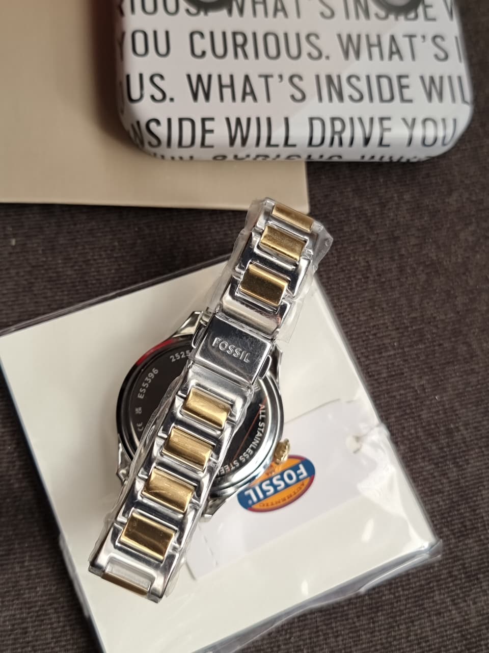 FOSSIL  Gilmore Quartz Silver Dial Ladies Watch  ES5396 (WITHOUT TAG)