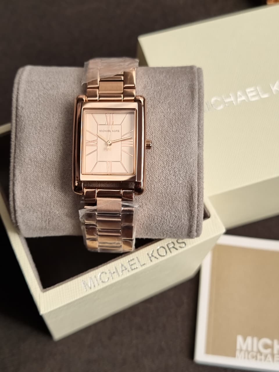 Michael Kors Essex Rose Gold Quartz Stainless Steel Watch MK4905 (Without Tag)
