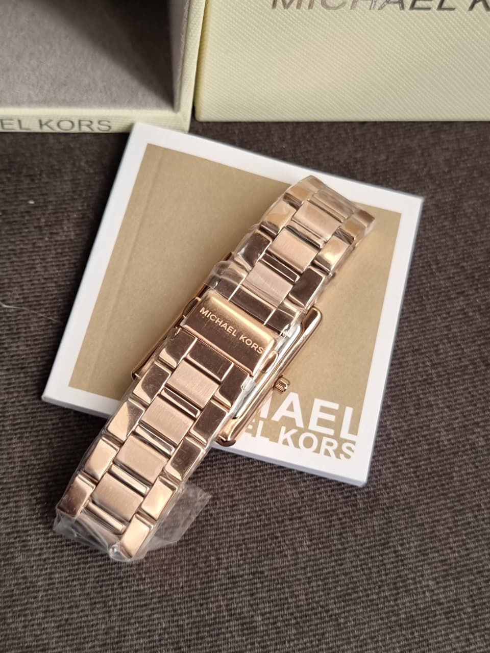 Michael Kors Essex Rose Gold Quartz Stainless Steel Watch MK4905 (Without Tag)
