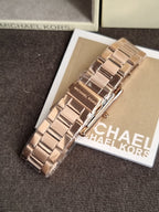 Michael Kors Essex Rose Gold Quartz Stainless Steel Watch MK4905 (Without Tag)
