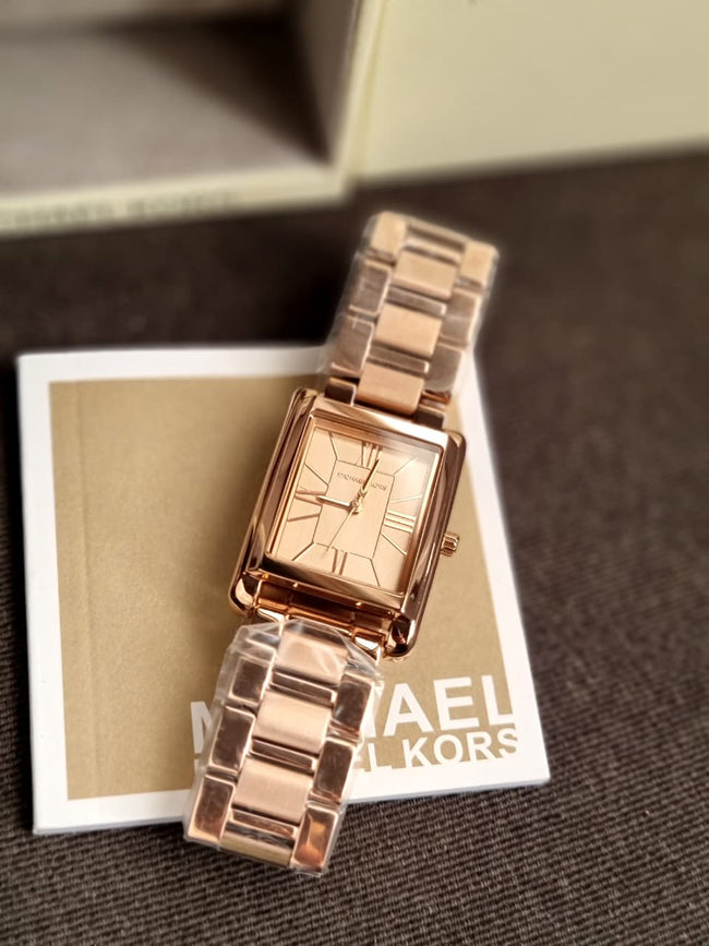 Michael Kors Essex Rose Gold Quartz Stainless Steel Watch MK4905 (Without Tag) Main Image