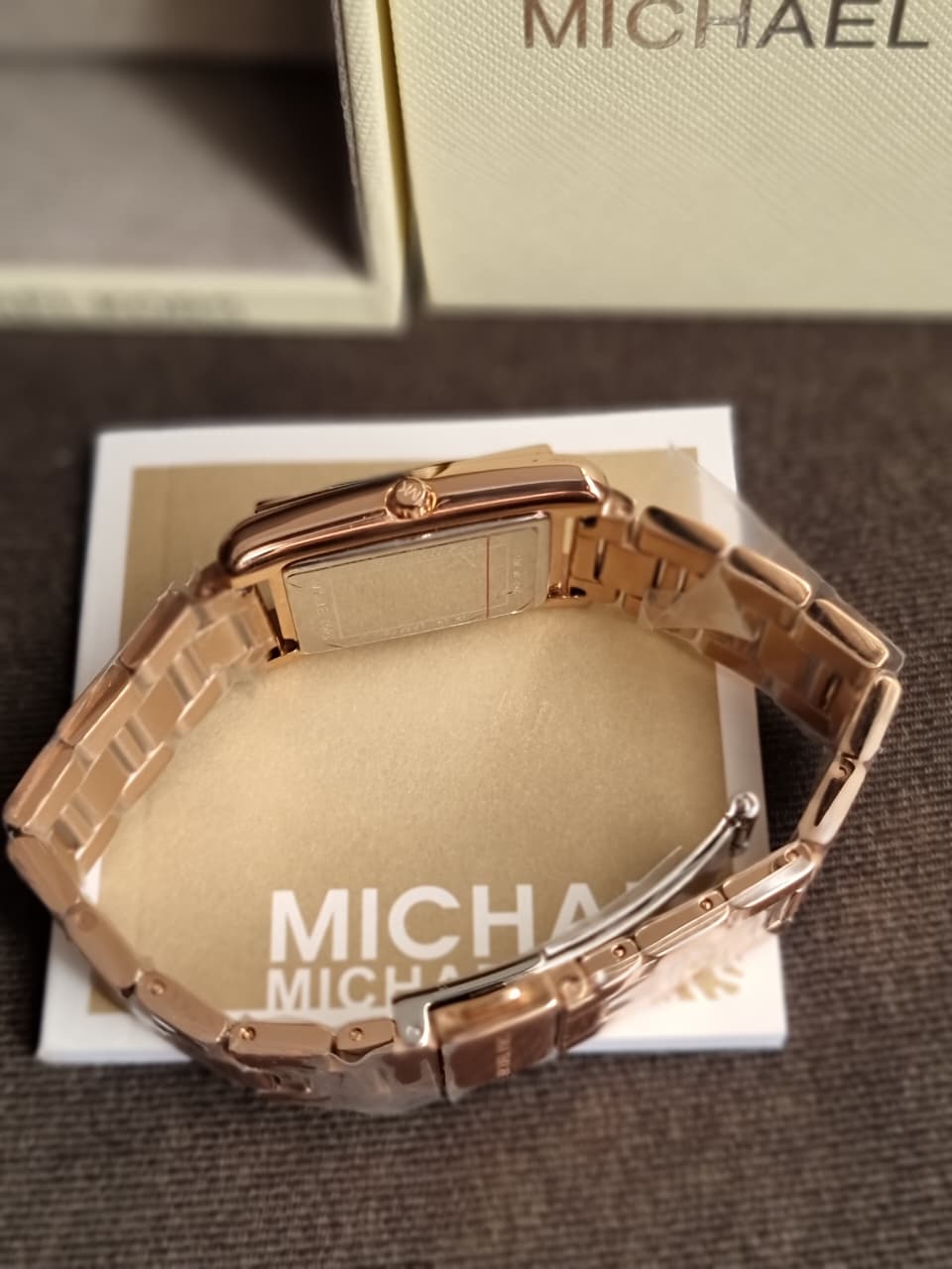 Michael Kors Essex Rose Gold Quartz Stainless Steel Watch MK4905 (Without Tag)