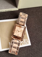 Michael Kors Essex Rose Gold Quartz Stainless Steel Watch MK4905 (Without Tag)