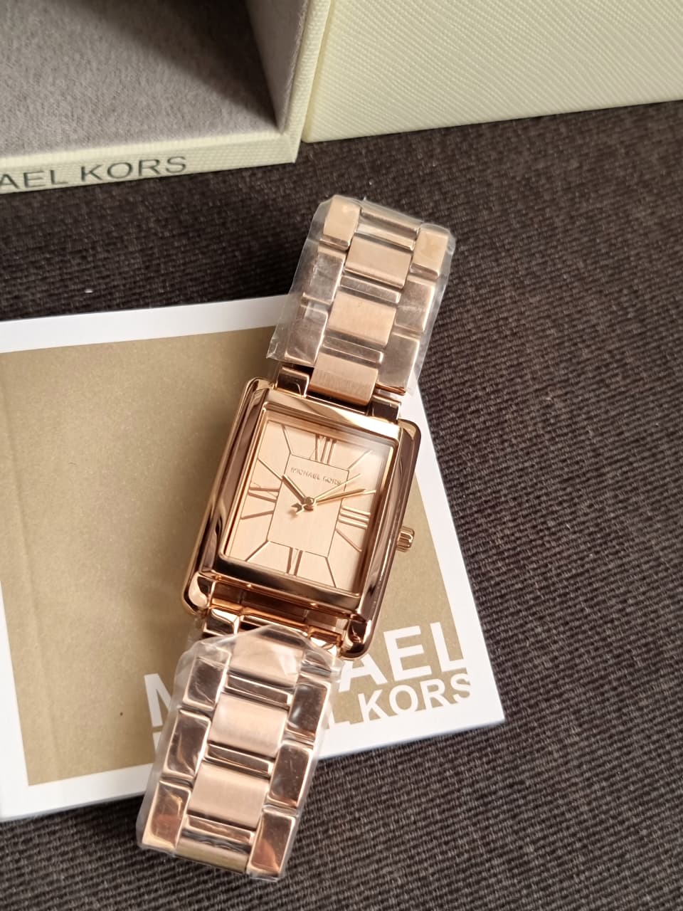Michael Kors Essex Rose Gold Quartz Stainless Steel Watch MK4905 (Without Tag)