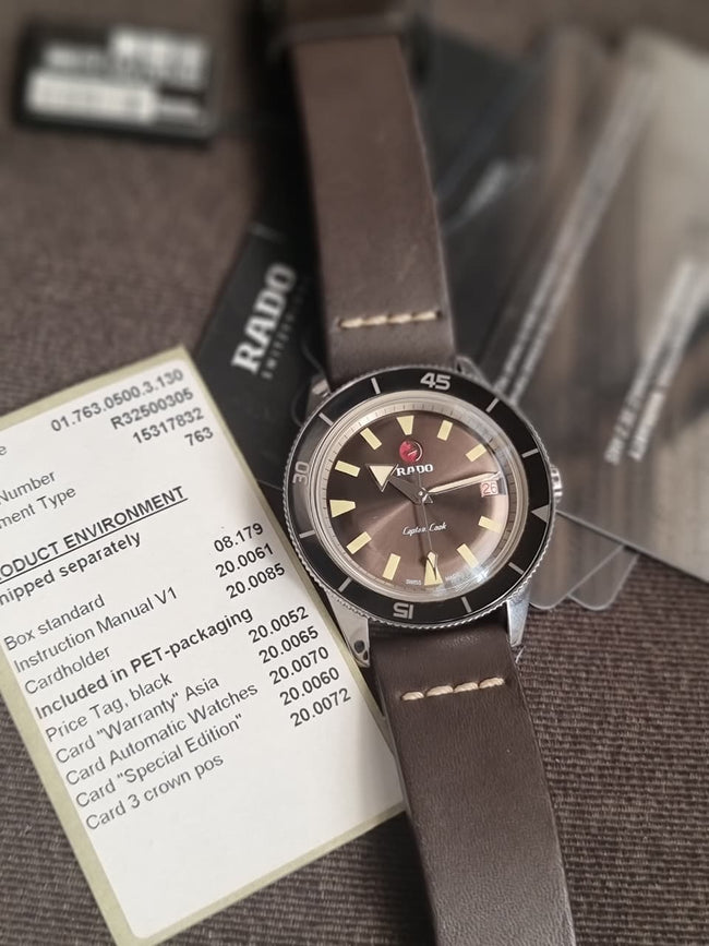 RADO  Captain Cook Automatic Dark Brown Dial Men's Watch Item No. R32500305 Hover Image