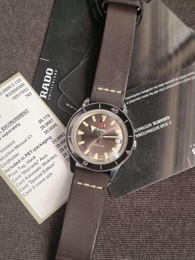 RADO  Captain Cook Automatic Dark Brown Dial Men's Watch Item No. R32500305 Main Image