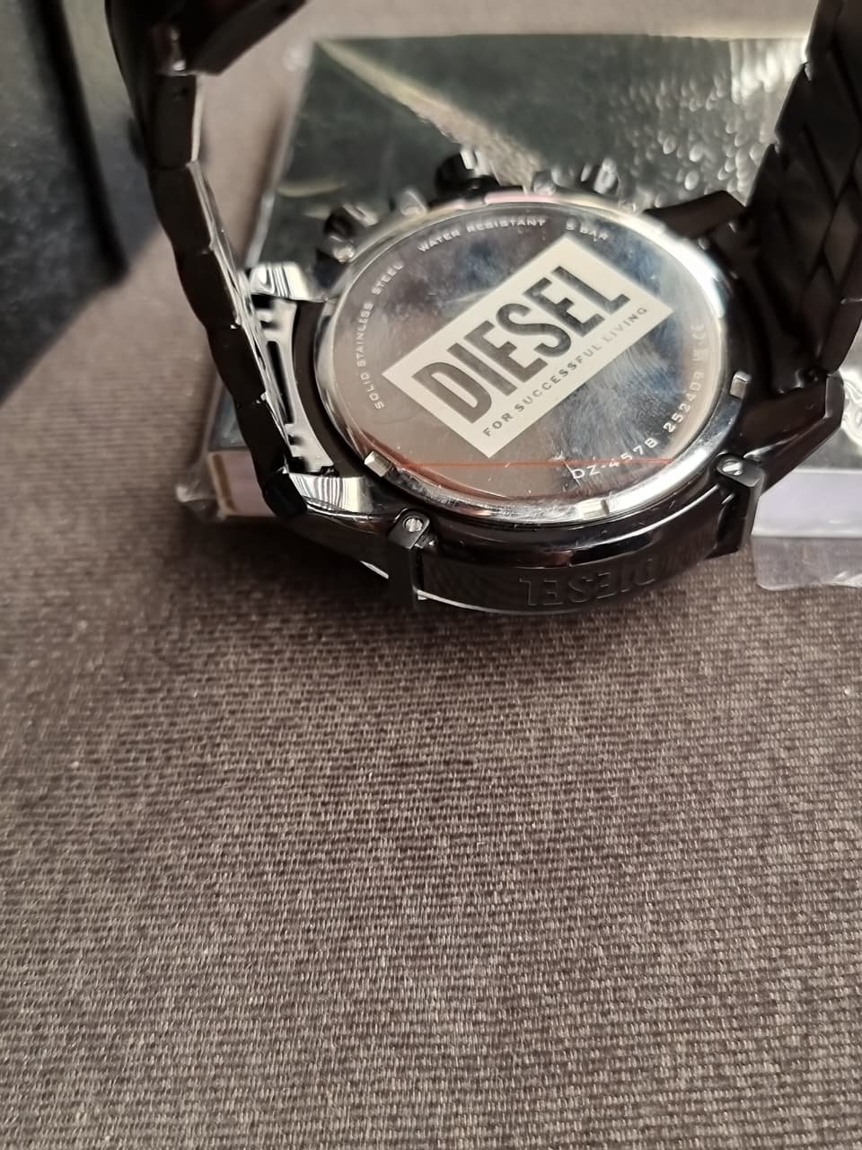 DIESEL Griffed Watch for Men, Quartz Chronograph Movement DZ4578