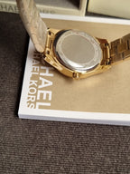 Michael Kors MKO1045 ALL GOLD MINI ROUND FACE WATCH (without Tag )