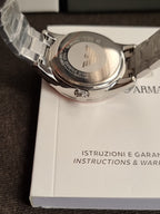 Emporio Armani Women Analog Quartz Watch with Stainless Steel Strap AR11546