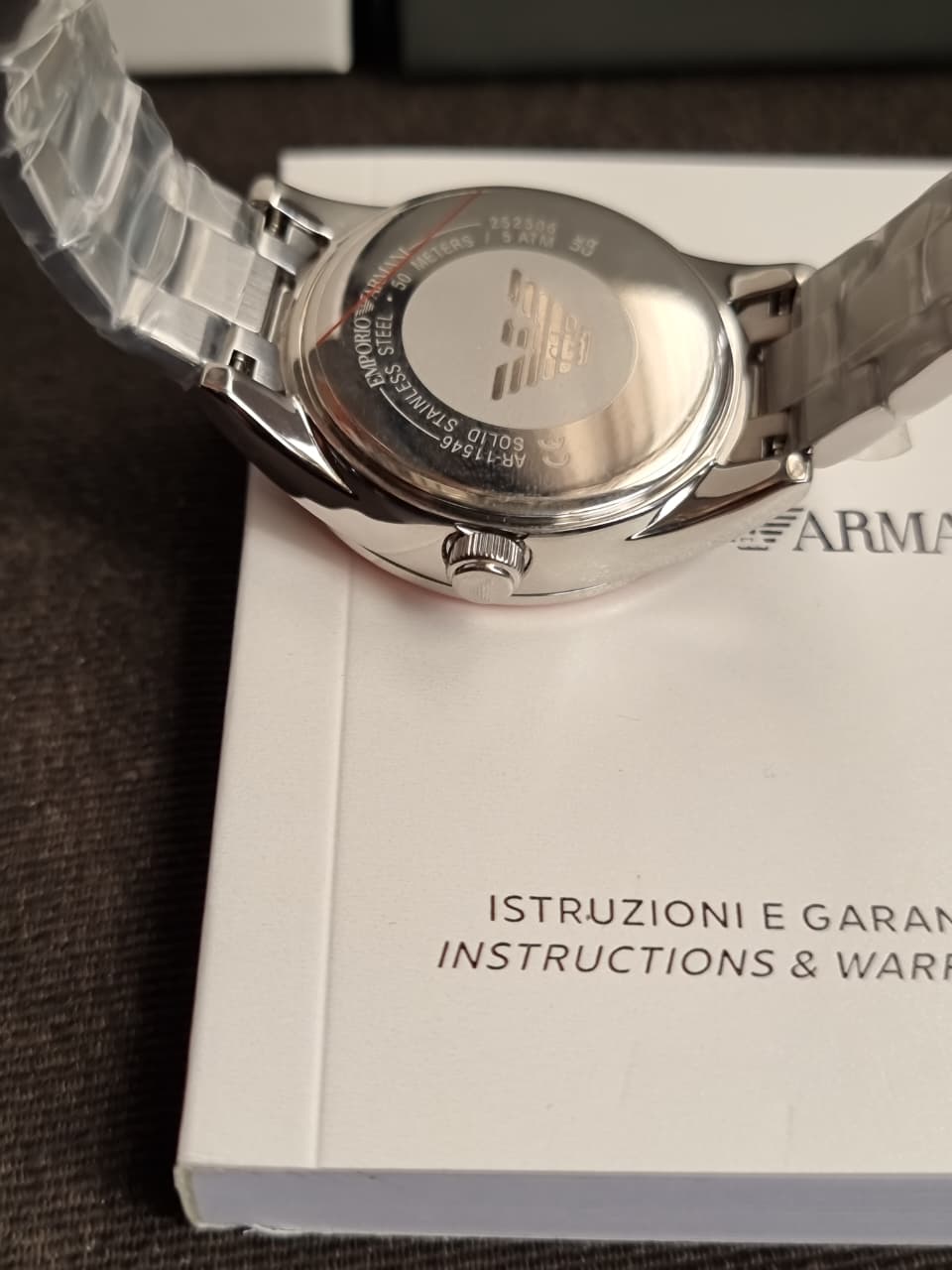 Emporio Armani Women Analog Quartz Watch with Stainless Steel Strap AR11546