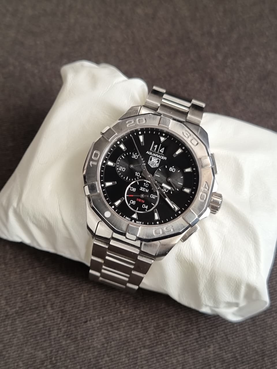 TAG HEUER AQUARACER Quartz, 43 mm, Steel CAY1110.BA0927