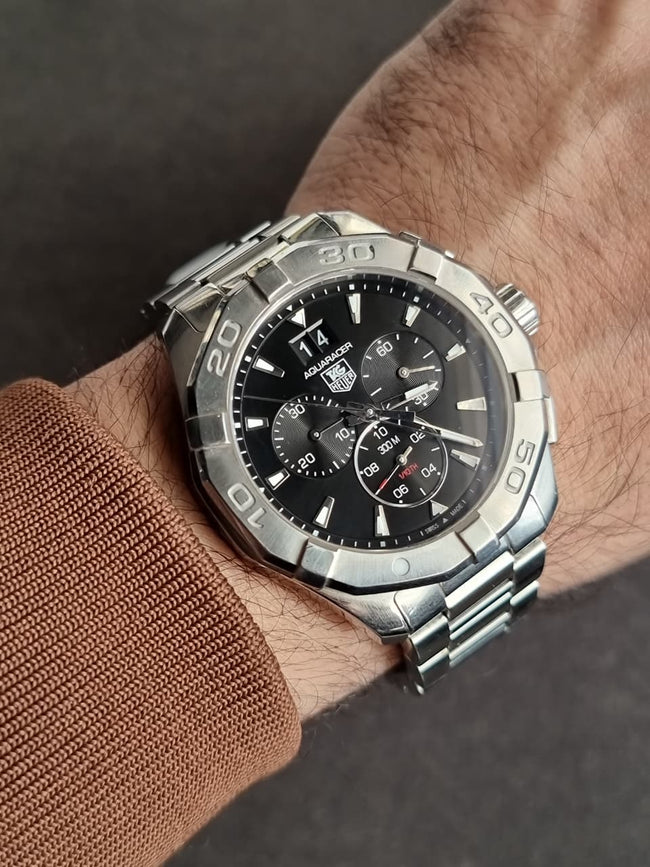 TAG HEUER AQUARACER Quartz, 43 mm, Steel CAY1110.BA0927 Hover Image