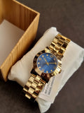 MARC BY MARC JACOBS AMY BLUE DIAL GOLD-TONE LADIES WATCH MBM3303