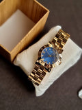 MARC BY MARC JACOBS AMY BLUE DIAL GOLD-TONE LADIES WATCH MBM3303