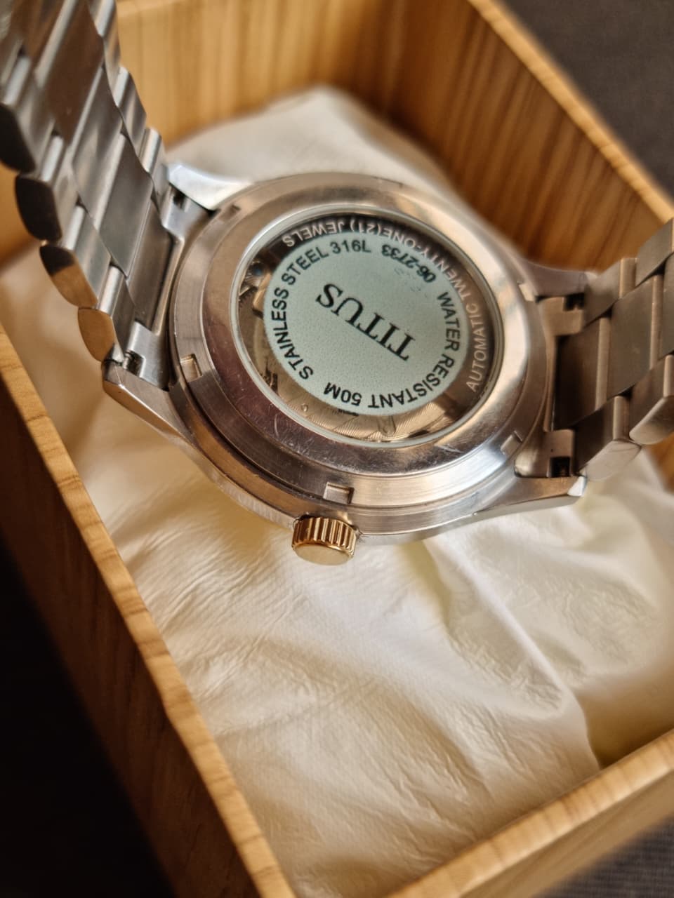 Titus  Gents Watch 42mm Dial Quartz Watch