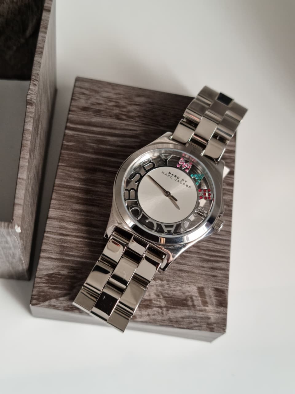 MARC BY MARC JACOBS Henry Quartz Silver Dial Stainless Steel Ladies Watch