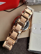 Fossil Women’s Quartz Stainless Steel Rose Gold Dial 34mm Watch ES3020 (Without Tag)