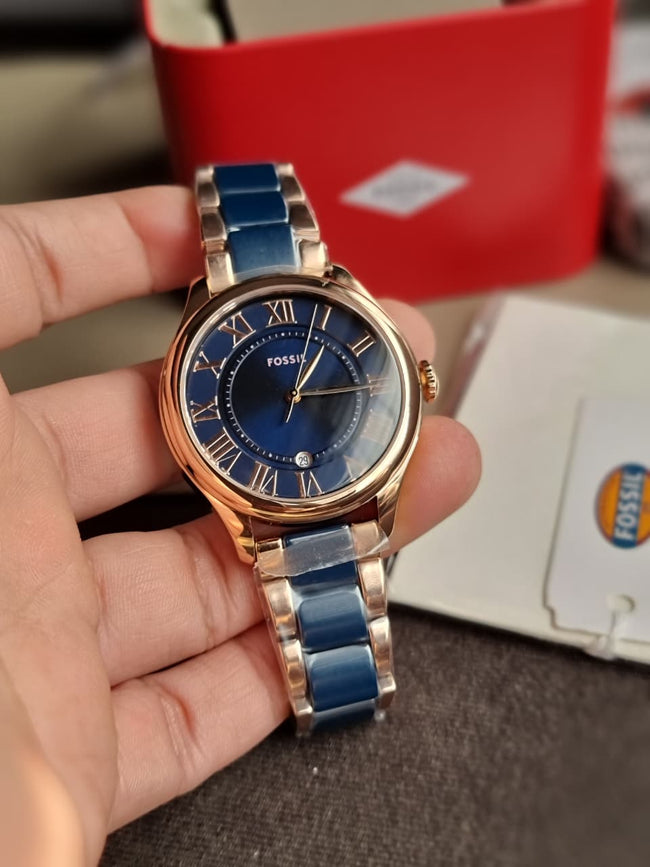 Fossil Analog Blue Dial Women's Watch-CE1134 Main Image