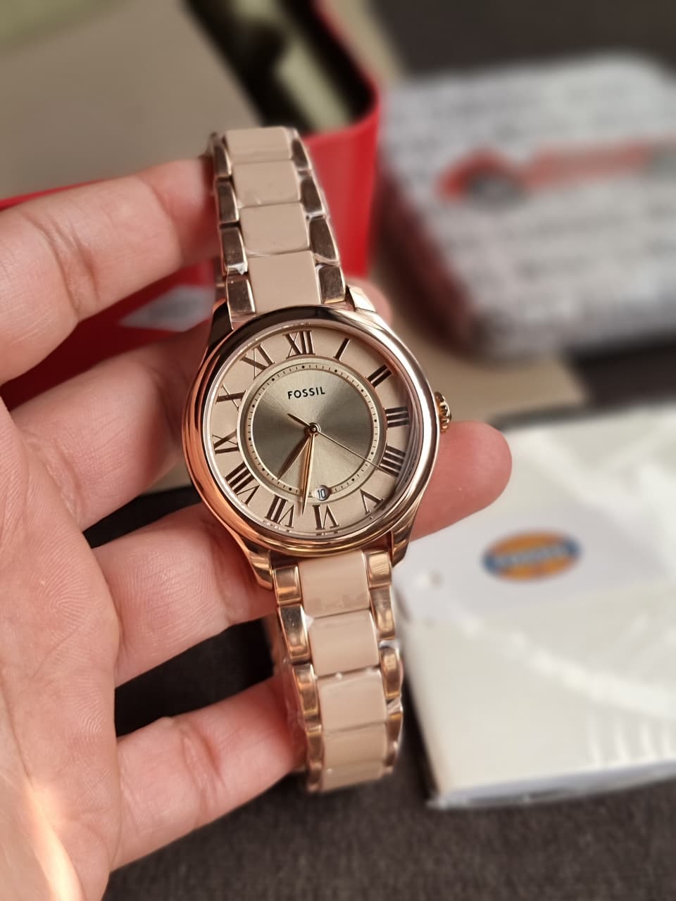 Fossil Gilmore Rose Gold Watches CE1133 (Without Tag )