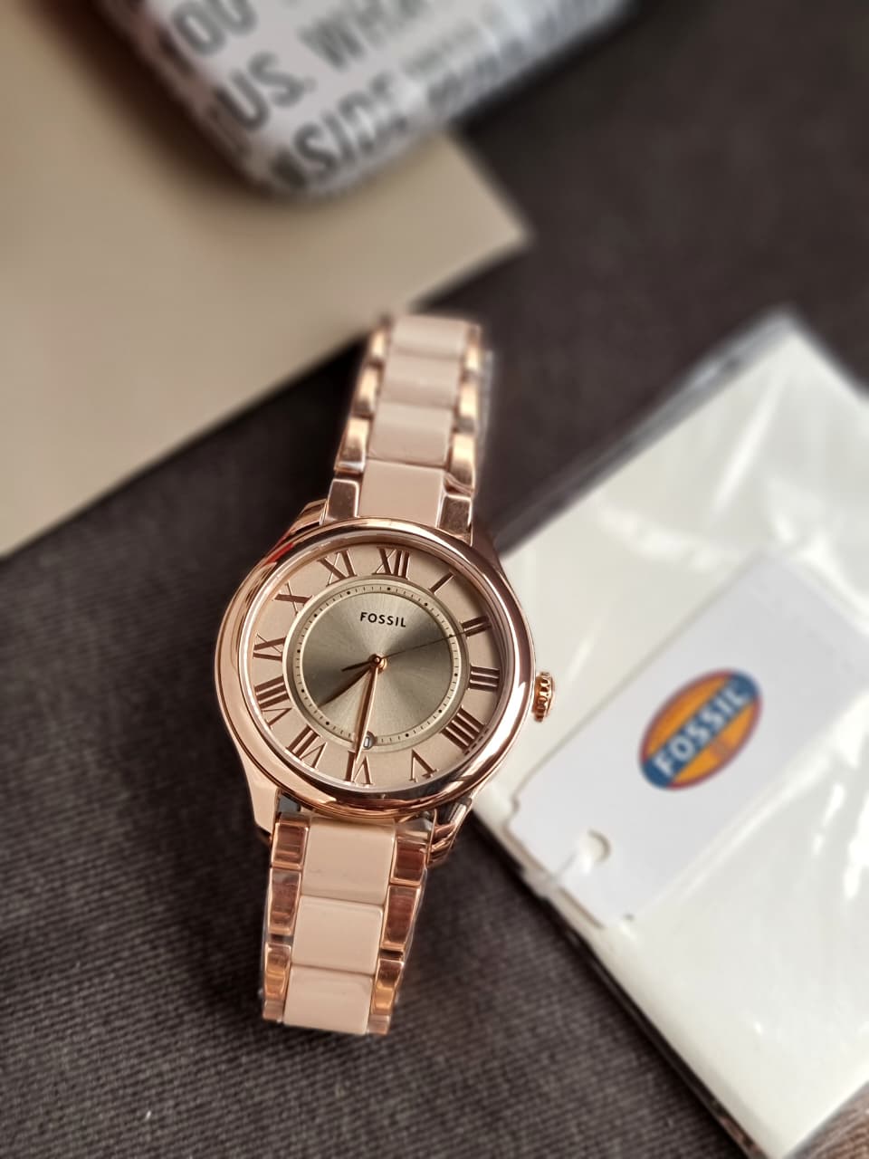 Fossil Gilmore Rose Gold Watches CE1133 (Without Tag )