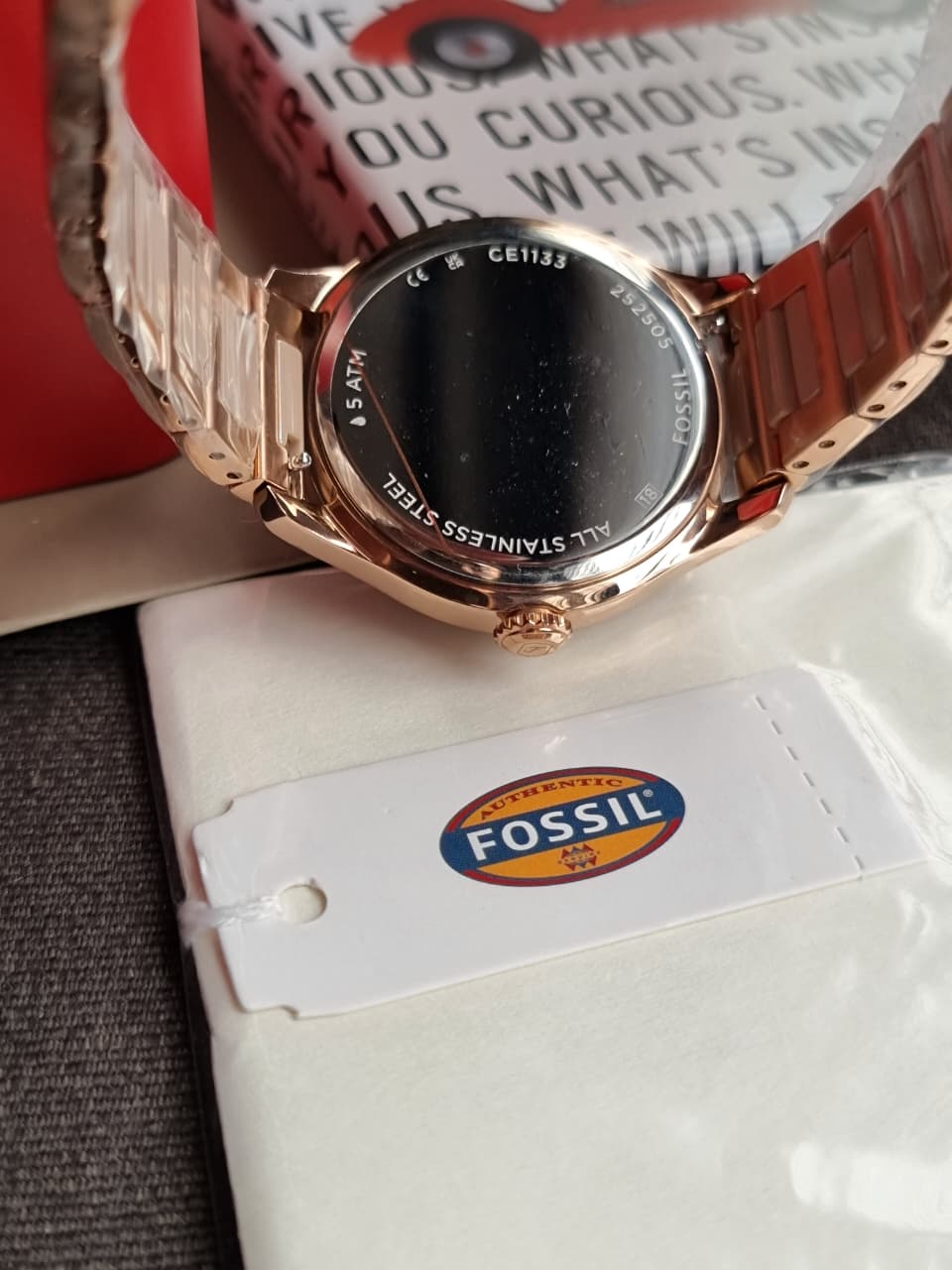 Fossil Gilmore Rose Gold Watches CE1133 (Without Tag )