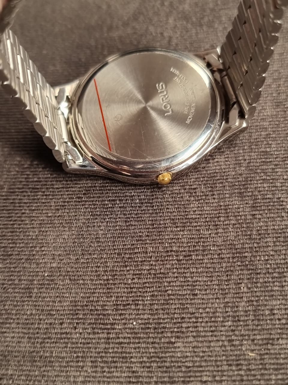 Lorus Sub Brand Of Seiko Two TOne Gents Watch Blue dial
