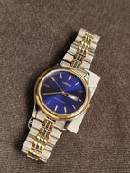 Lorus Sub Brand Of Seiko Two TOne Gents Watch Blue dial